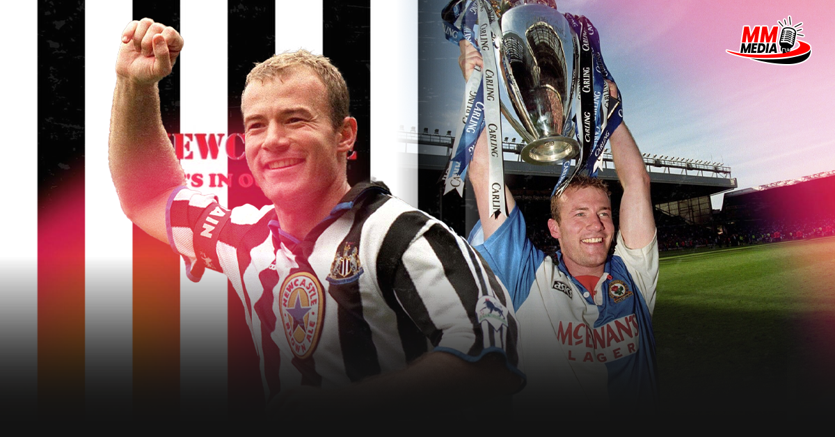 Legendary striker Alan Shearer, the Premier League's top scorer